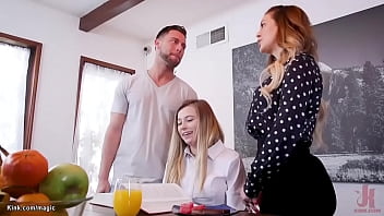 Stepson Seth Gamble Is Home From College And Has Affair With His Sexy Milf Stepmom Cherie Deville And Her Bff Carolina Sweets In Threesome thumbnail
