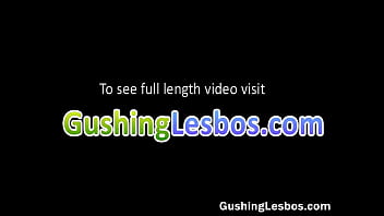 Mature lesbo slut gets fucked with dildo