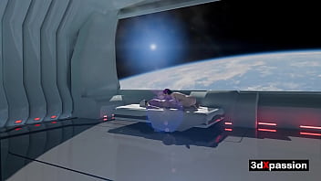 Vr nexus 3 orbit – deepthroat in zero gravity slutty space girl gives messy head