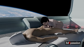 Vr nexus 3 orbit – deepthroat in zero gravity slutty space girl gives messy head