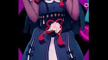 Qiqi sways to the beat with an unexpectedly charming dance her talismans glowing as if carrying a secret spell the little zombie’s moves are sweeter than you imagin