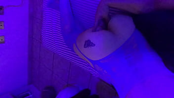 Redfantasies long night long bj on a slutty blue net outfit