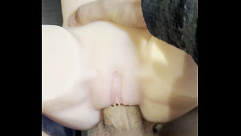 Fucking my doll while watching porn and releasing a cum load at the end