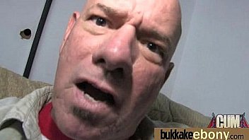 Ebony babe sucks too many white cocks 28