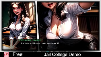 Jail college free steam demo game visual novel adult anime college erotic male protagonist milf nsfw singleplayer trivia