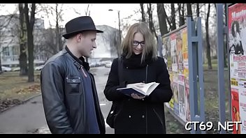 Successful pickup session results with a vehement wild sex