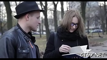 Successful pickup session results with a vehement wild sex