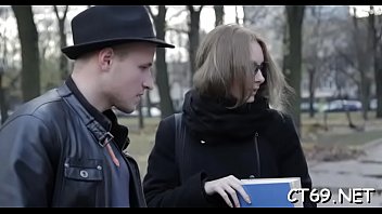 Successful pickup session results with a vehement wild sex