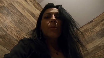 Milfycalla peeing and masturbation by a hot girl in stockings 4