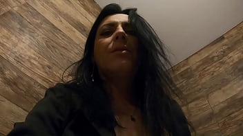 Milfycalla peeing and masturbation by a hot girl in stockings 4