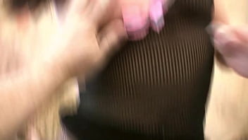 Kylah kiss grinds bf’s cock while he tears through pantyhose