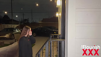 Neighbor needs to use phone but gets dick instead