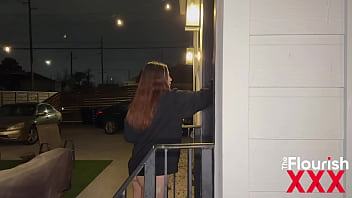 Neighbor needs to use phone but gets dick instead