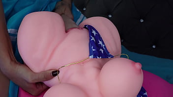 Latina fucks her new doll "mrlsexdoll" with a big dildo anitta miller