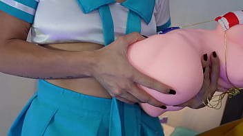 Latina fucks her new doll "mrlsexdoll" with a big dildo anitta miller