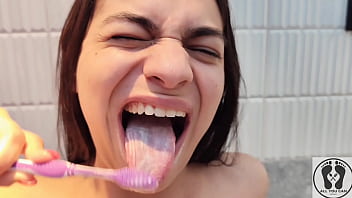4k dental hygienist routine mouth fetish closeups naked