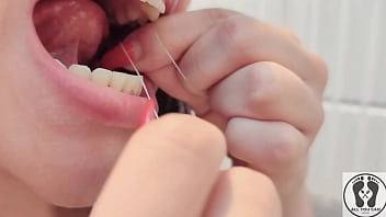 4k dental hygienist routine mouth fetish closeups naked
