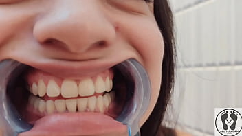 4k dental hygienist routine mouth fetish closeups naked