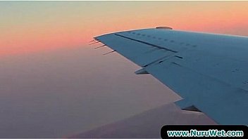 Gorgeous babe gives a nuru massage 10