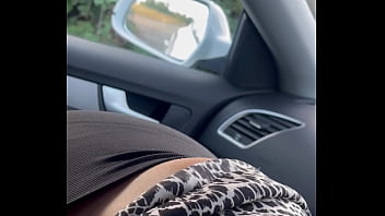 After missing the bus she ordered a taxi when she left home she forgot her card at home so she had to give the driver a blowjob as a reward for the ride