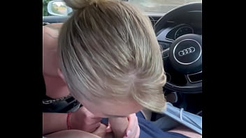 After Missing The Bus She Ordered A Taxi When She Left Home She Forgot Her Card At Home So She Had To Give The Driver A Blowjob As A Reward For The Ride thumbnail