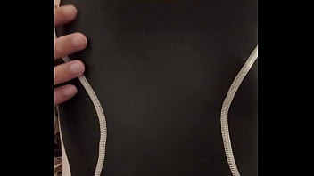 【個人撮影】素人の人妻に競泳水着を着させてぶっかけ