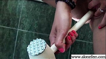 Alone horny girl love sex toys for masturbation clip 11