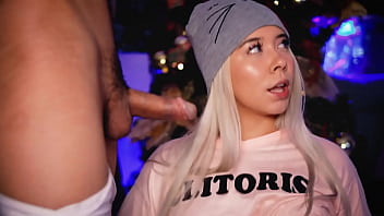 Sexy college girl makes a living sucking her boyfriend's cock online