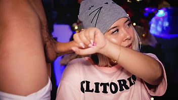 Sexy college girl makes a living sucking her boyfriend's cock online