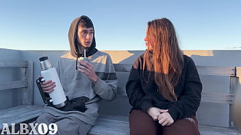 Quiero chuparte la verga ya acá en la terraza gracias amigo