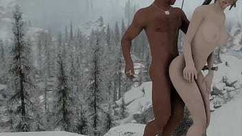 Skyrim b and l mod going on a quest from the companions and meeting and fucking someone along the way