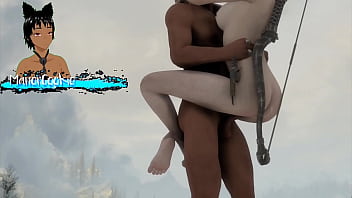 Skyrim b and l mod going on a quest from the companions and meeting and fucking someone along the way