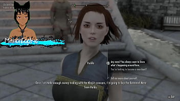 Skyrim b and l mod going on a quest from the companions and meeting and fucking someone along the way