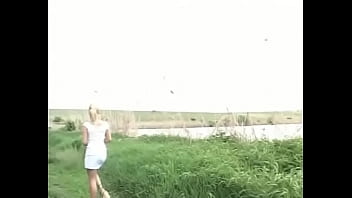 Blonde Beauty Pissing In A Few Places thumbnail