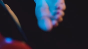 Talking dirty and sucking my toes