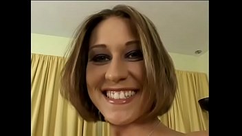 Nice babe with perky tits gets fucked doggystyle and sucks a dick