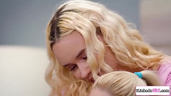 Stepdaughter khloe kingsley is secretly fucking her blonde lesbian stepmom charlotte stokely she keeps her voice down while getting her pussy licked