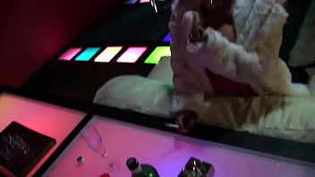 Busty kira shows off her amazing tits and then she rides a hard cock