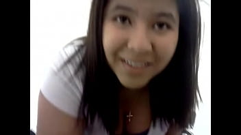 Hot busty girl sucking dick 1