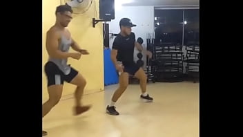 Sexy Brazilian Muscle Hunk Dancing At The Gym thumbnail