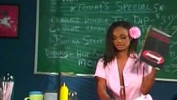 Exotic ebony sinnamon need white dick