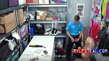 Police raid reveals trophy wife was cheating on her powerful husband she can either suck this cop or lose it all