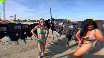 Suruba radical casal mattos e priscila belini foderam com salva vidas depois do banana boat