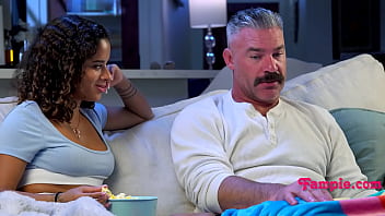 Tiny teen stepdaughter gives me the ultimate gift