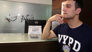 Reverse gang with three girls fucked by a fetishist