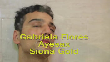 Reverse gang with three girls fucked by a fetishist