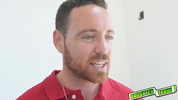 Daisy stone gargles big cock down