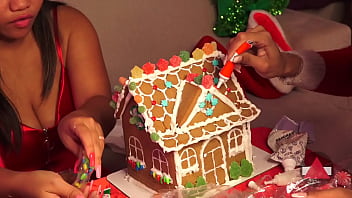 Edible building made of spice part to