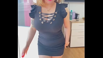 Mini dress and hot boobs