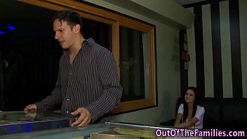 Stepdaughter cum covered